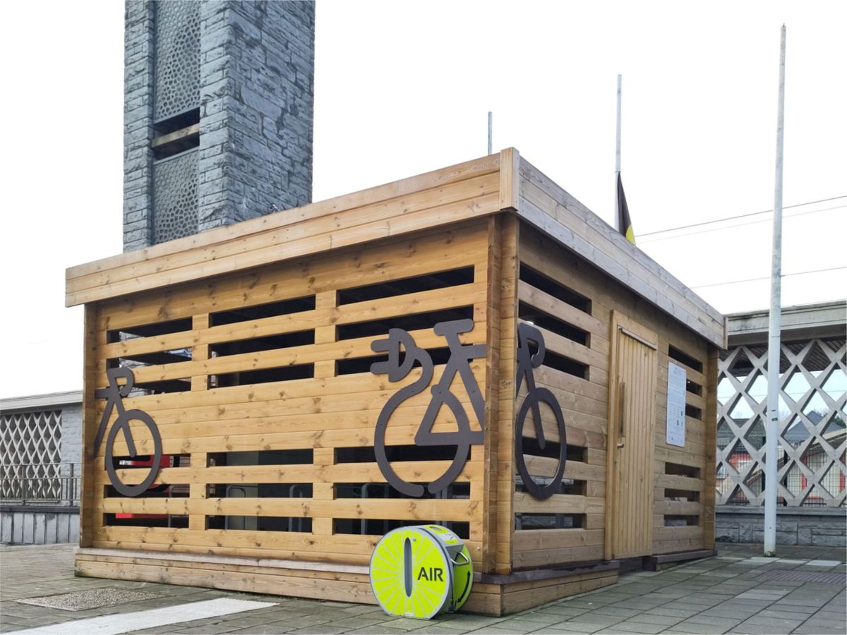 Abri-vélos sécurisé pour Ecaussinnes