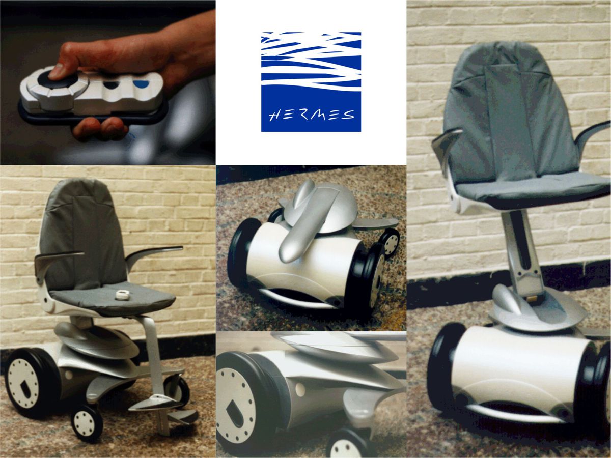 Fauteuil roulant repoussant les limites de l'accessibilité / Hermès
